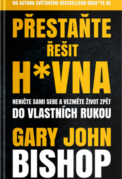 obal knihy - přestaňte řešit h*vna